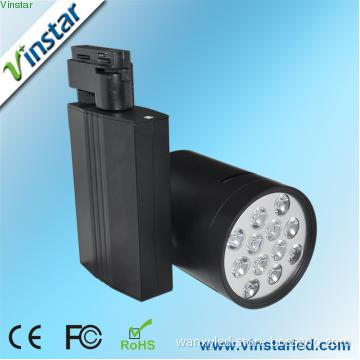 CE/RoHS/FCC Approved Track lighting 12W Black Color